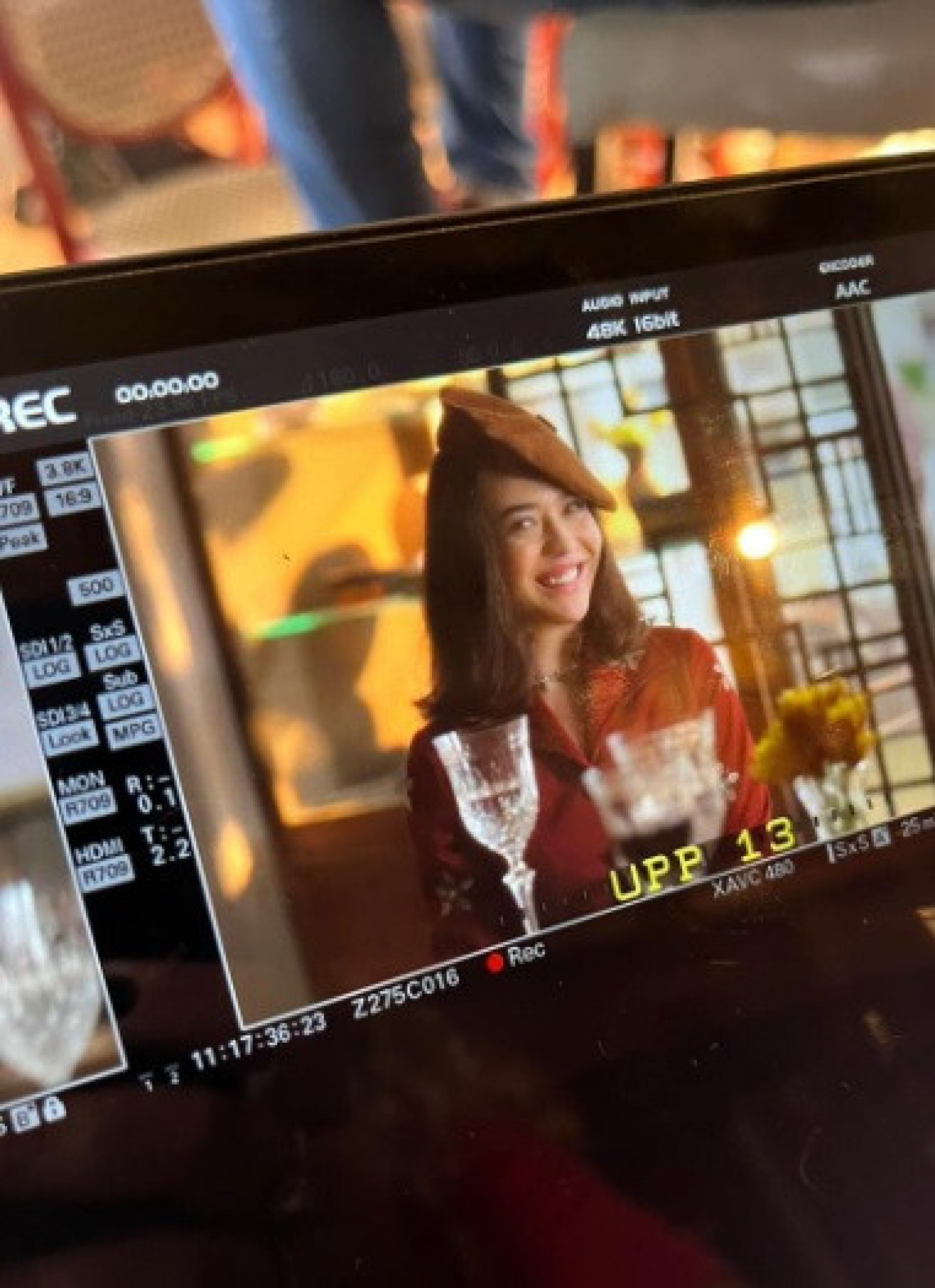 Bella Piero em gravação de 'Garota do Momento' - Reprodução/Instagram 