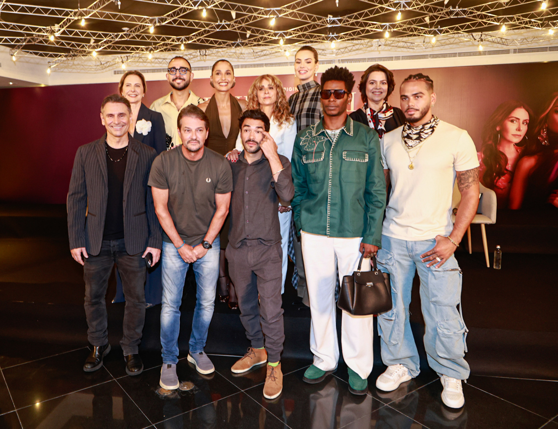 Parte do elenco de 'Beleza Fatal' se reúne em coletiva de imprensa - Van Campos/AgNews