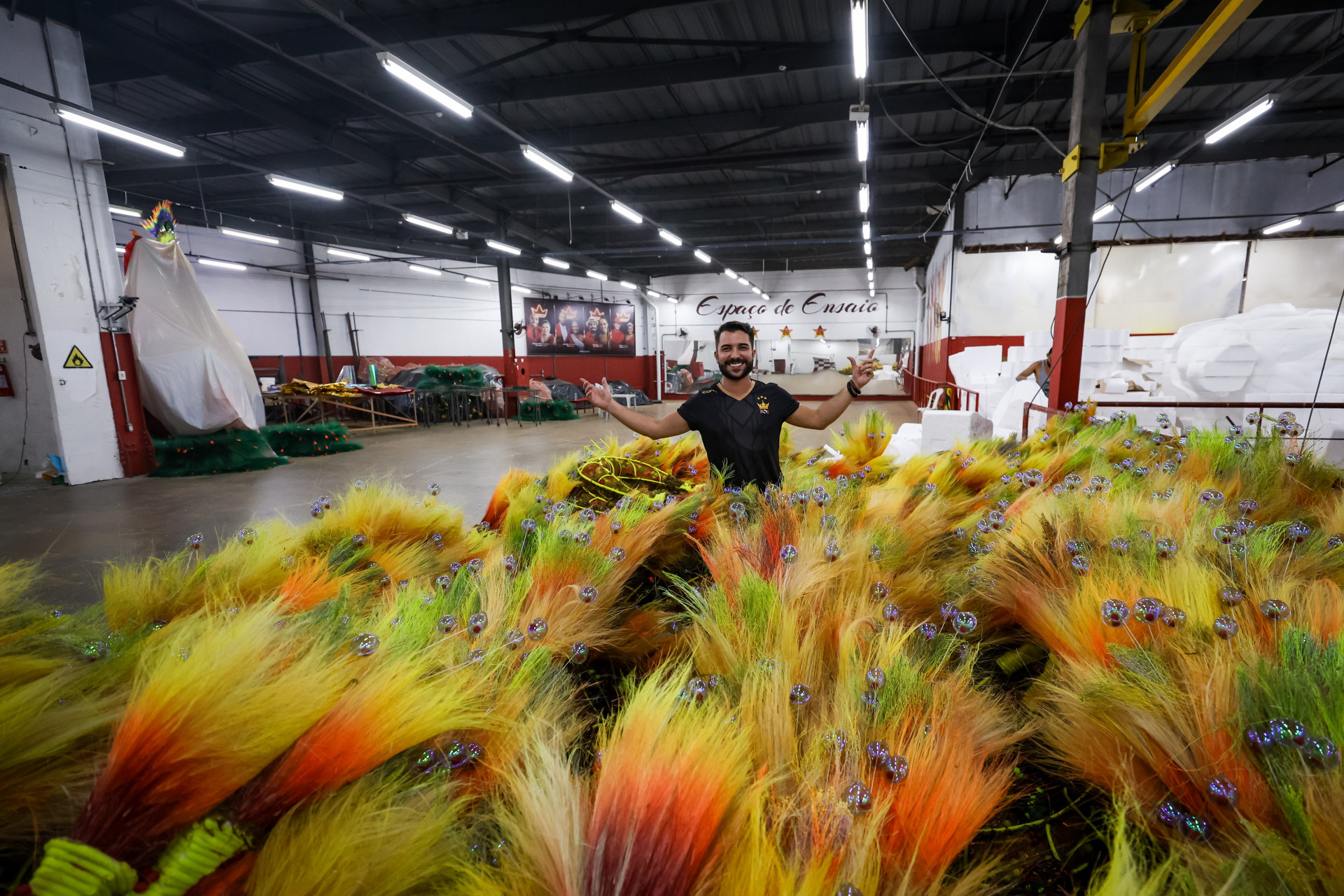 Tarc&iacute;sio Zanon se diz confiante para buscar o segundo t&iacute;tulo com a Viradouro - Renan Areias/Ag&ecirc;ncia O Dia