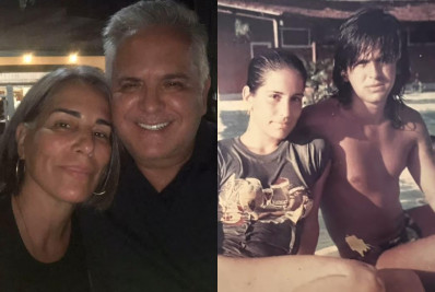 Com fotos antigas, Gloria Pires homenageia Orlando Morais no aniversário: 'Sorte a minha'