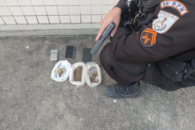 Líder do tráfico de drogas do Caxambu é preso