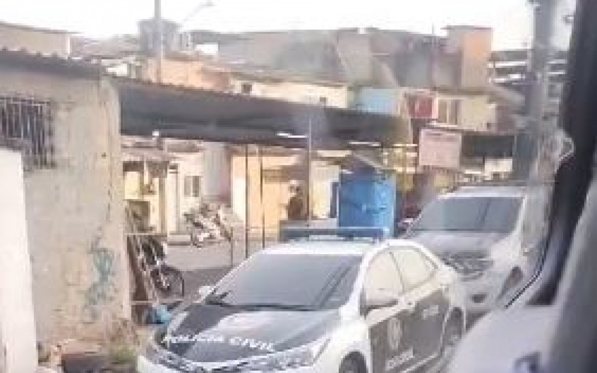 Policiais Civis e Militares atuam no Complexo da Pedreira