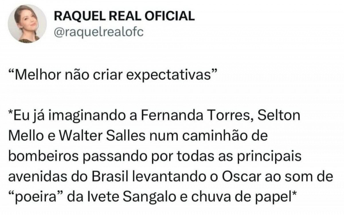 Indicação ao Oscar de Fernanda Torres e de \'Ainda Estou Aqui\' rendeu memes hilários nas redes sociais