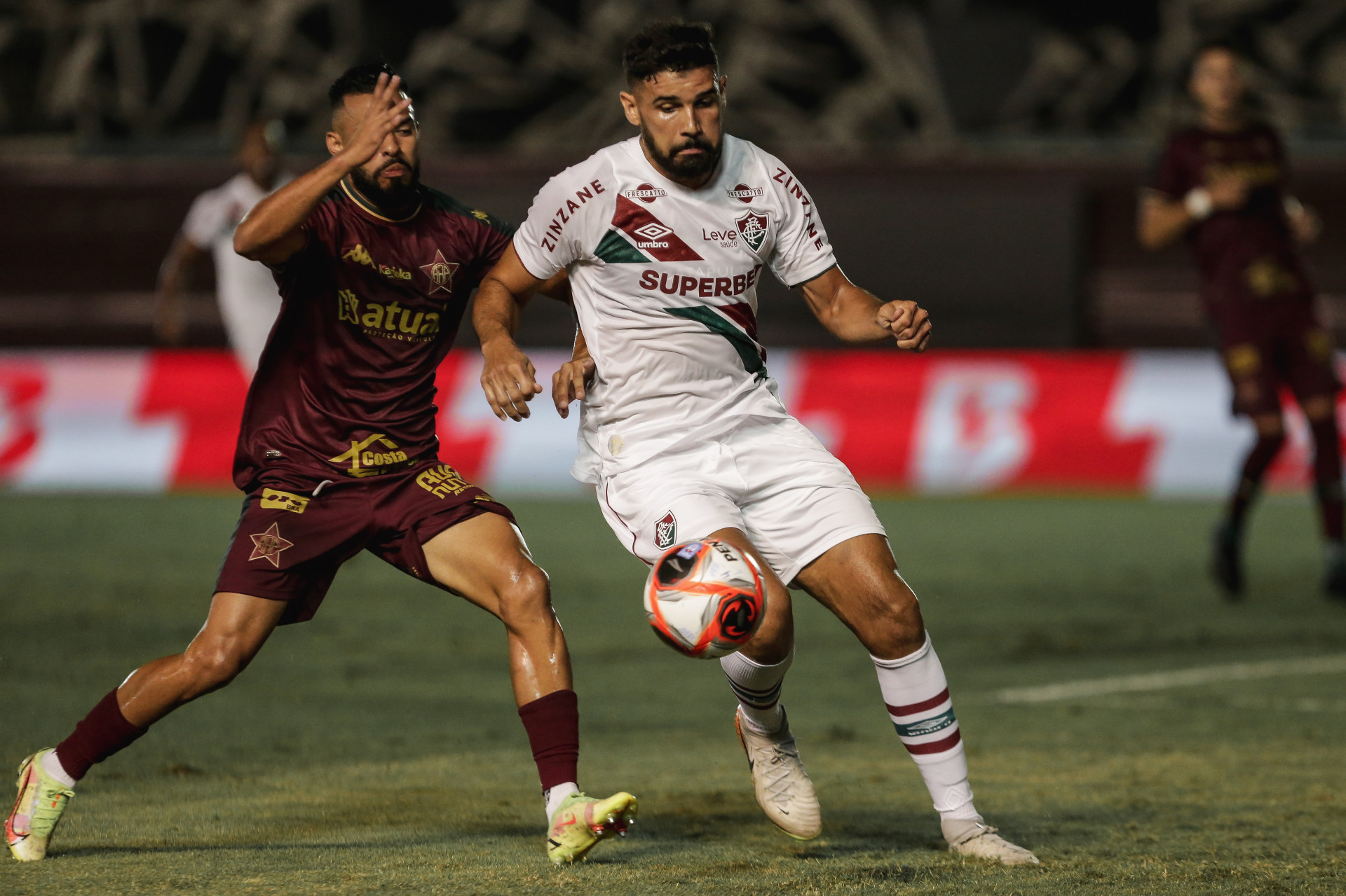 Fluminense e Portuguesa se enfrentaram no Luso-Brasileiro - Lucas Mer&ccedil;on / Fluminense