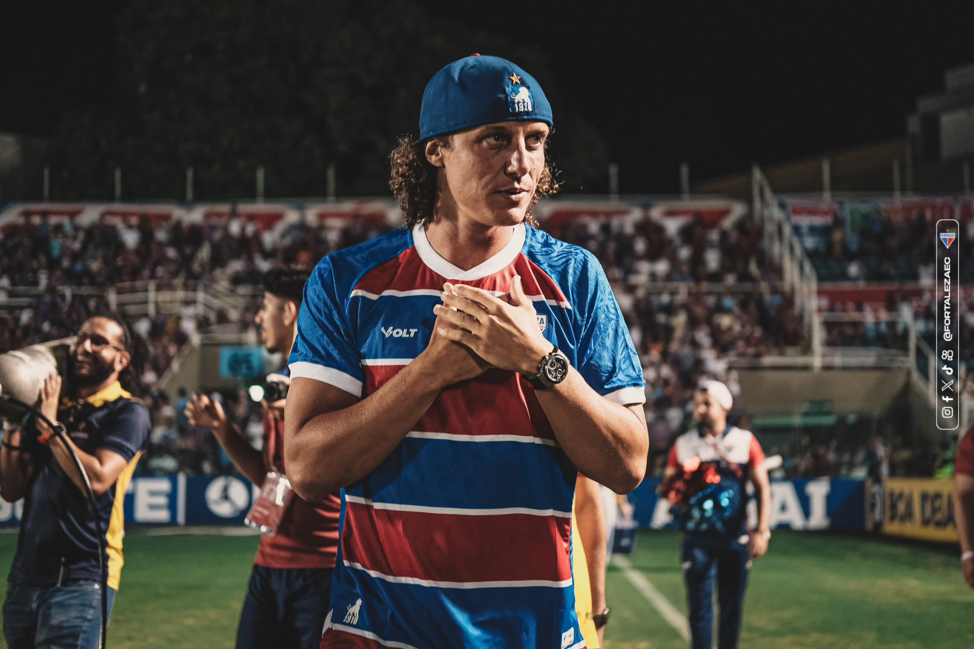 David Luiz atuou por tr&ecirc;s temporadas e meia pelo Flamengo e agora est&aacute; no Fortaleza - Mateus Lotif/FEC