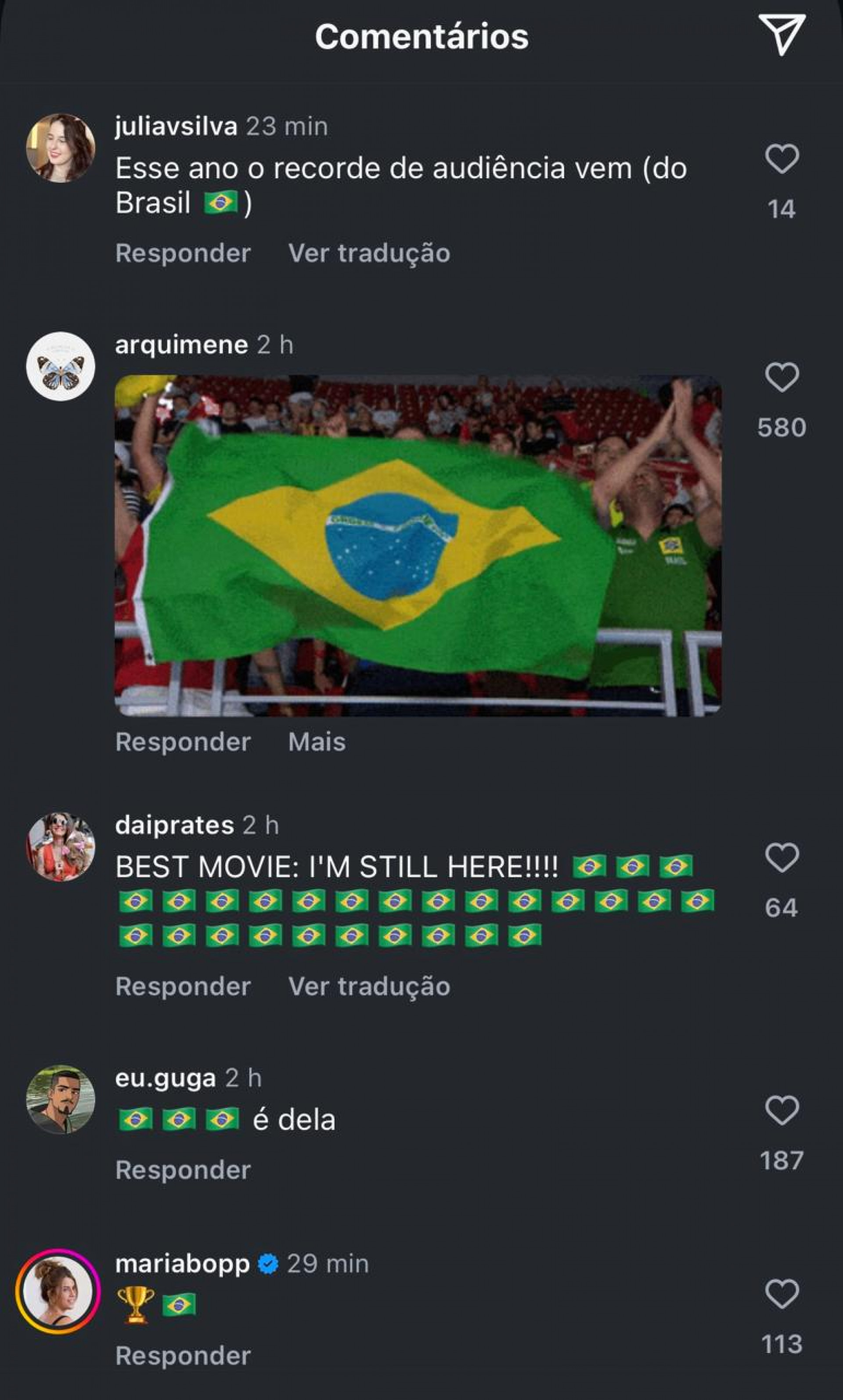 Brasileiros 'surtam' nas redes com indicação de Fernanda Torres ao Oscar 2025 e invadem perfil da Academia - Reprodução / Instagram 