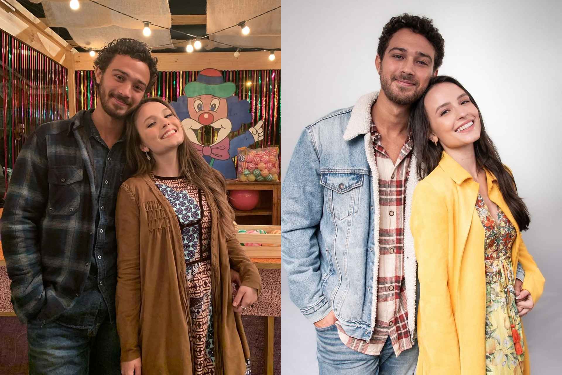 Larissa Manoela e André Luiz Frambach recriam fotos de primeiro filme juntos, 'Modo Avião', da Netflix 
 - Reprodução / Instagram 