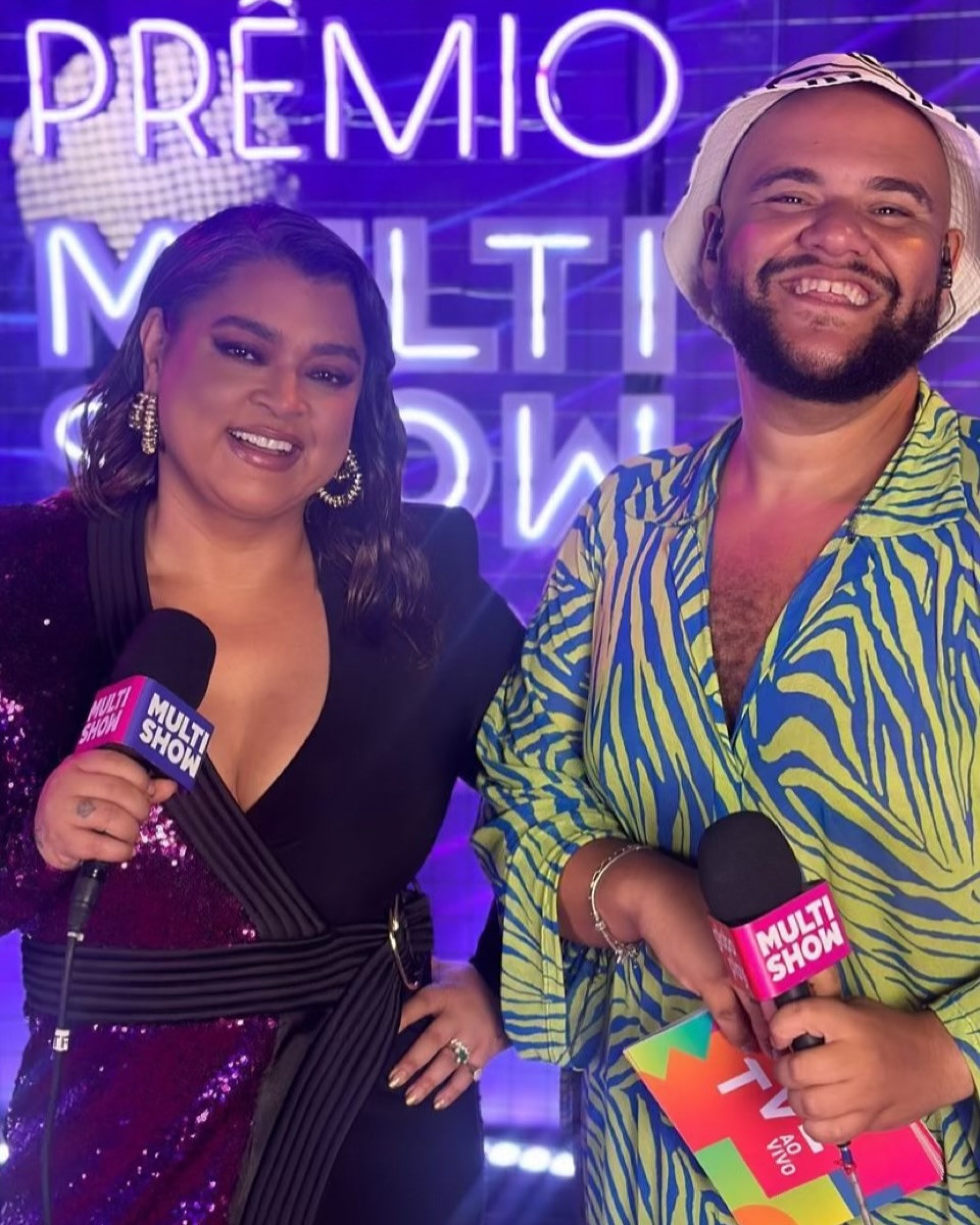 Preta Gil ao lado do ator Gominho, um dos seus melhores amigos - Reprodução / Instagram