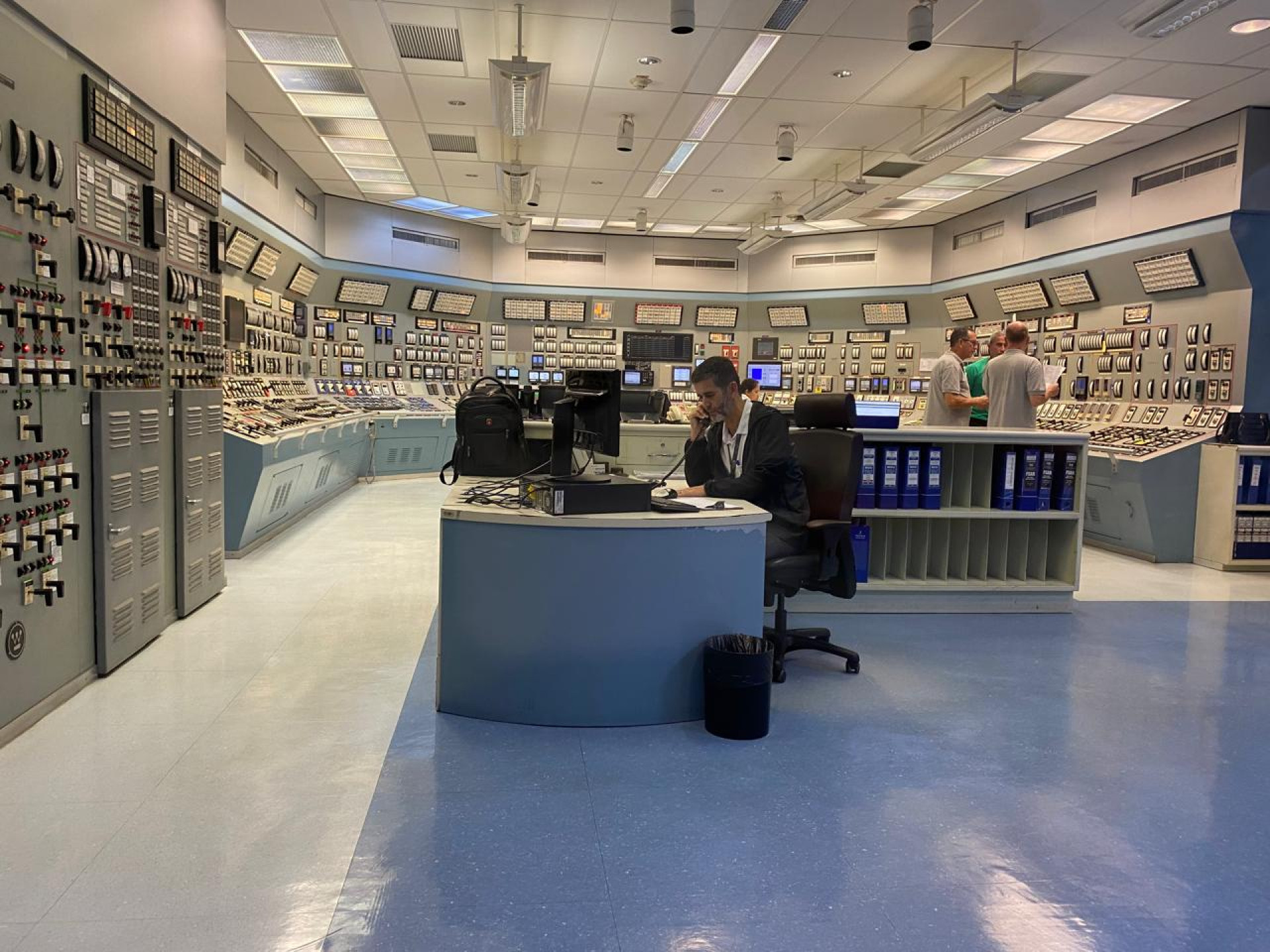 Sala de controle de Angra 1 na Central Nuclear Almirante Álvaro Alberto (CNAAA) - Alexia Gomes / Agência O Dia