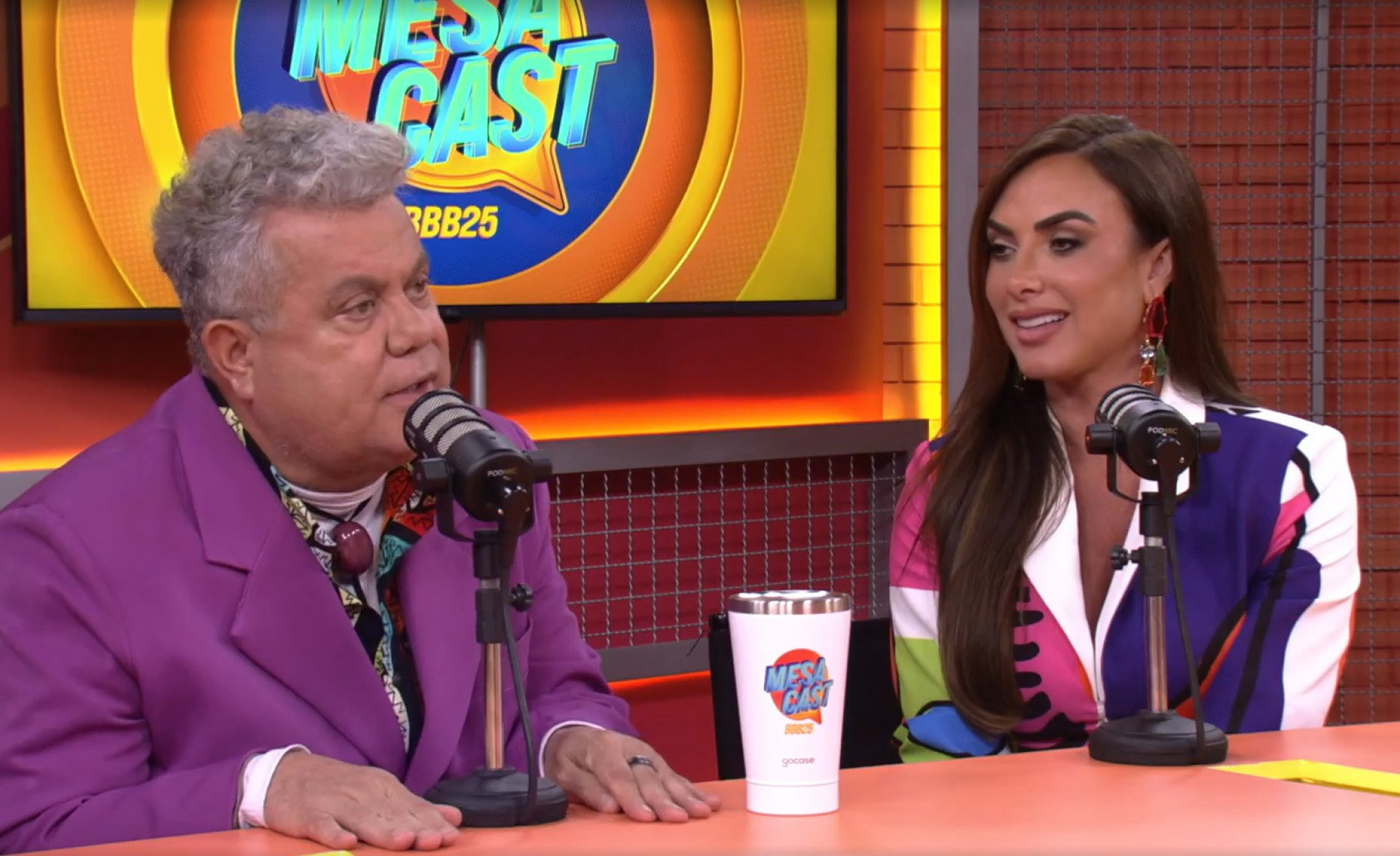 Milton Cunha durante participação no 'Mesacast BBB' - Reprodução de vídeo