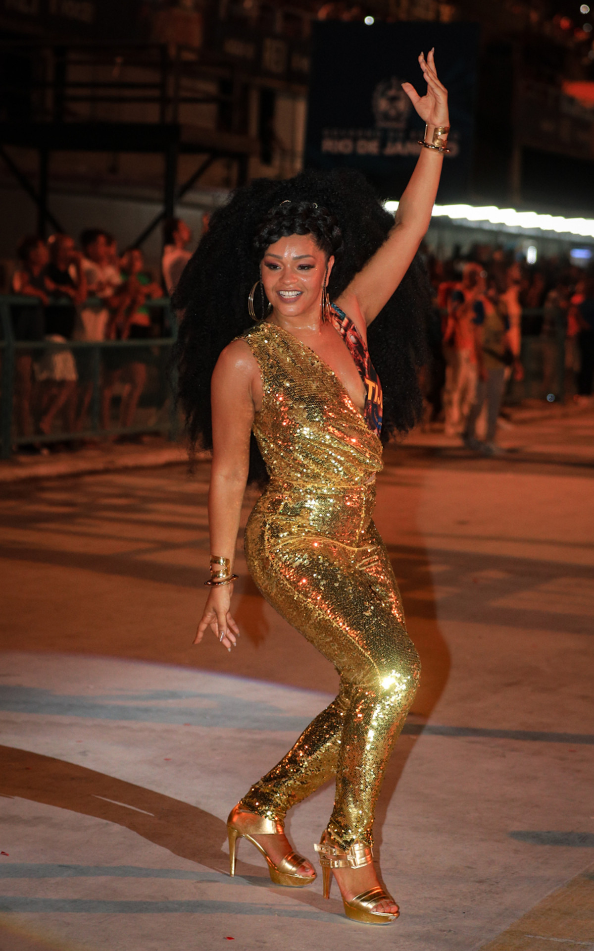 Juliana Alves brilha em ensaio da Unidos da Tijuca