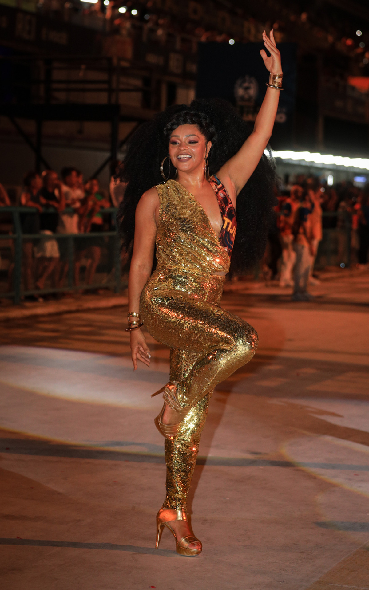 Juliana Alves brilha em ensaio da Unidos da Tijuca