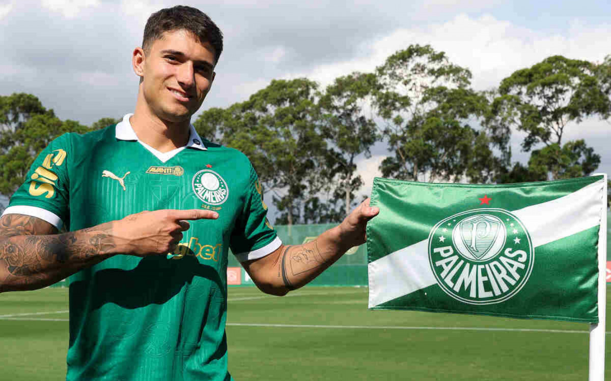 Emiliano Martínez, novo atleta da SE Palmeiras, conhece a Academia de Futebol, em São Paulo-SP. (Foto: Fabio Menotti/Palmeiras/by Canon)