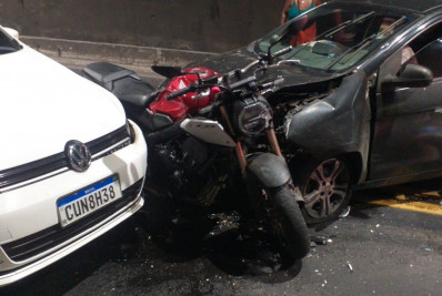 Acidente fecha túnel em Mangaratiba