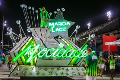 Padre Miguel, Unidos da Tijuca e Mocidade Independente fazem ensaio técnico na Sapucaí