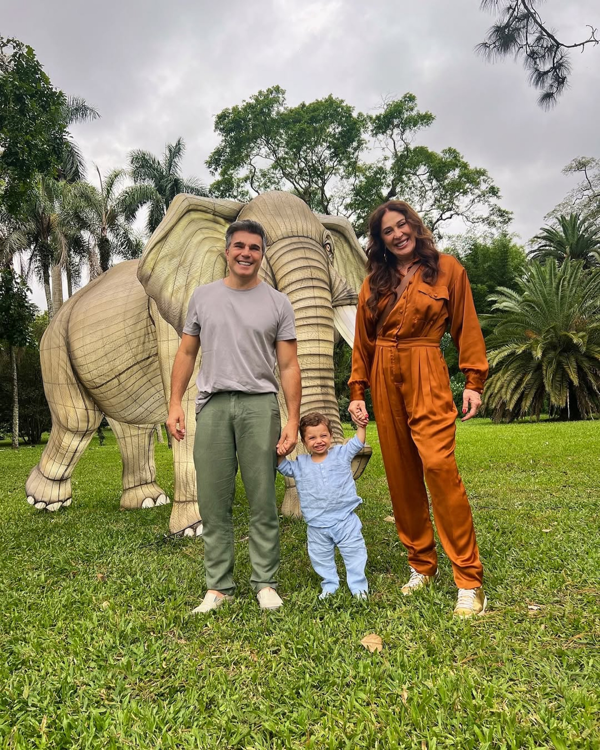 Jarbas Homem de Mello, Claudia Raia e o filho do casal, Luca - Reprodução / Instagram 