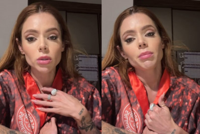 Thaís Vasconcellos, mulher de Ferrugem, relata crise de ansiedade em ensaio do Salgueiro