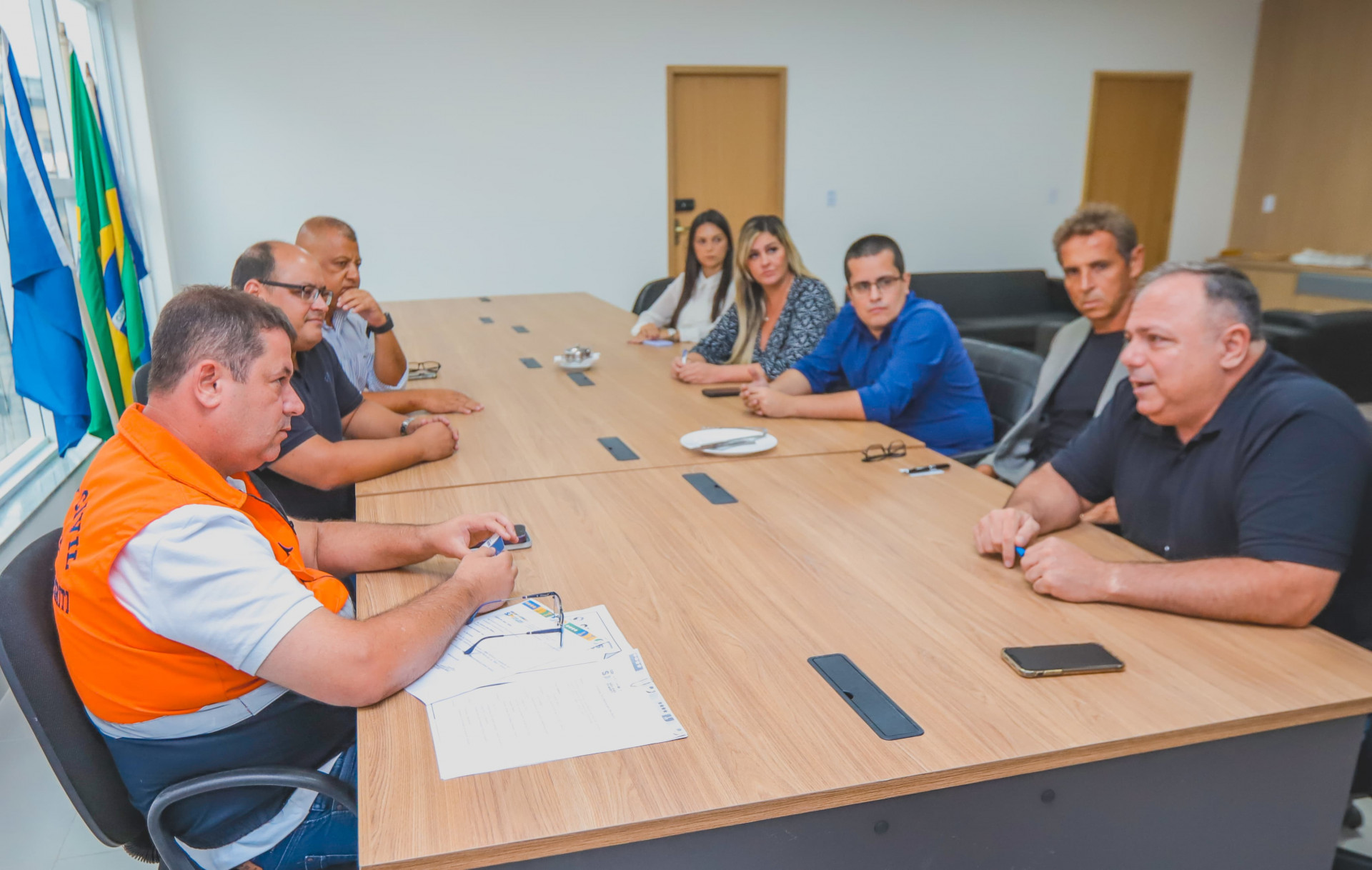 A reuni&atilde;o abordou a import&acirc;ncia da parceria do governo municipal com o legislativo federal - Gilberto Rocha