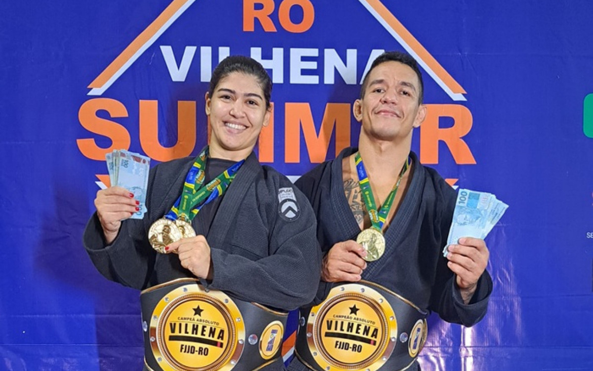 Thalita e Bruno Viana foram destaque no campeonato