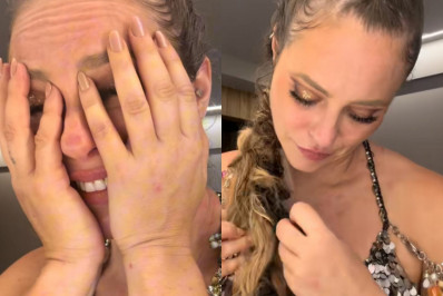 Paolla Oliveira mostra perrengue após ensaio de Carnaval: 'Não consigo tirar a roupa'