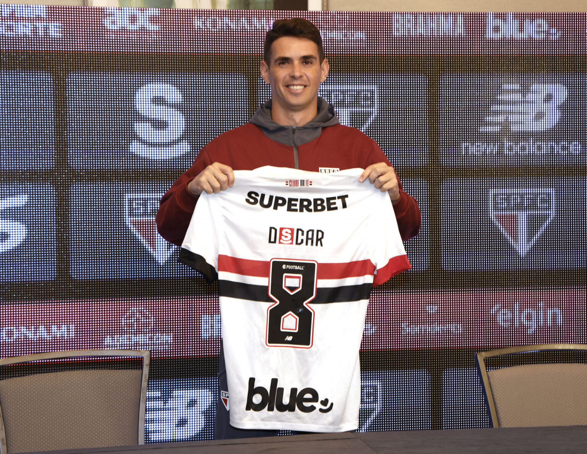 Oscar chegou ao São Paulo após longo período na China  -  Rubens Chiri / São Paulo