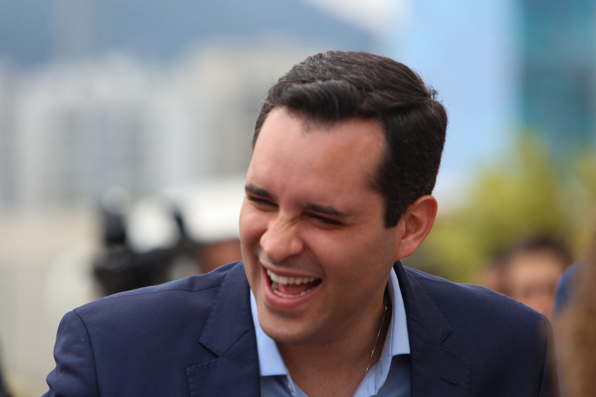 Prefeitos do Rio e de Niterói defendem sua postulação de candidatura conjunta para ser a sede dos Jogos Pan-Americanos 2031, diante de Assembleia Geral do COB. - Renan Areias/Agência O Dia