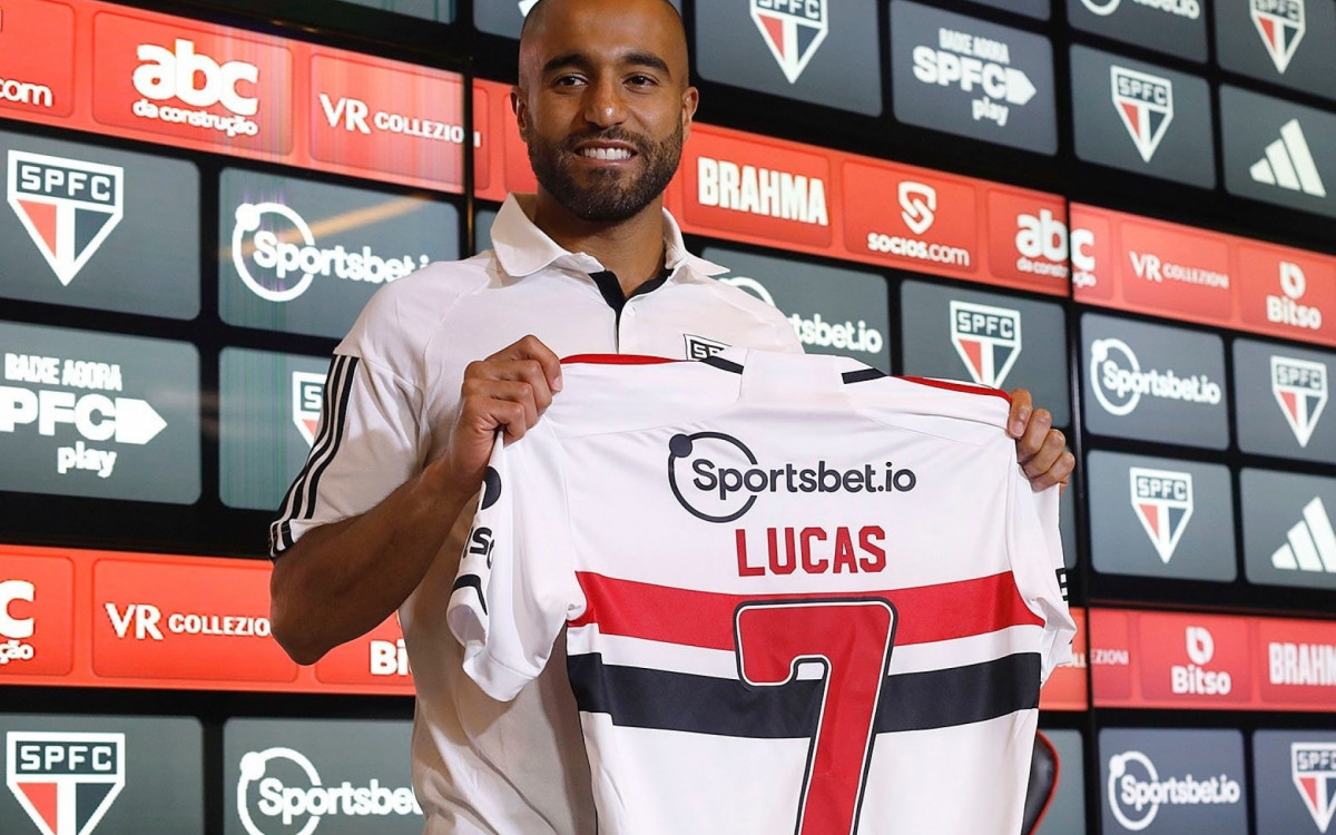 Lucas Moura retornou ao São Paulo em 2023 após 11 anos jogando na Europa