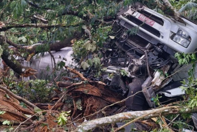 Acidente na BR-116, em Guapimirim, vitima uma pessoa