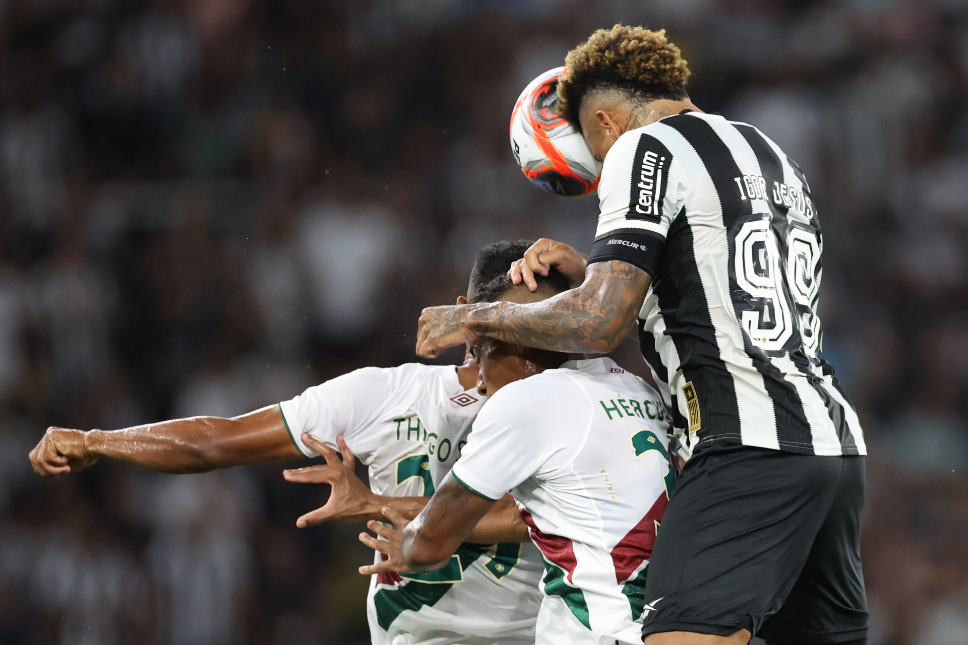 Jesus.  Botafogo x Fluminense pelo Campeonato Carioca no Estadio Nilton Santos. 29 de Janeiro de 2025, Rio de Janeiro, RJ, Brasil. Foto: Vitor Silva/Botafogo. 
Imagem protegida pela Lei do Direito Autoral Nº 9.610, DE 19 DE FEVEREIRO DE 1998. Sendo proibido qualquer uso comercial, remunerado e manipulacao/alteracao da obra.
 - Vítor Silva/Botafogo