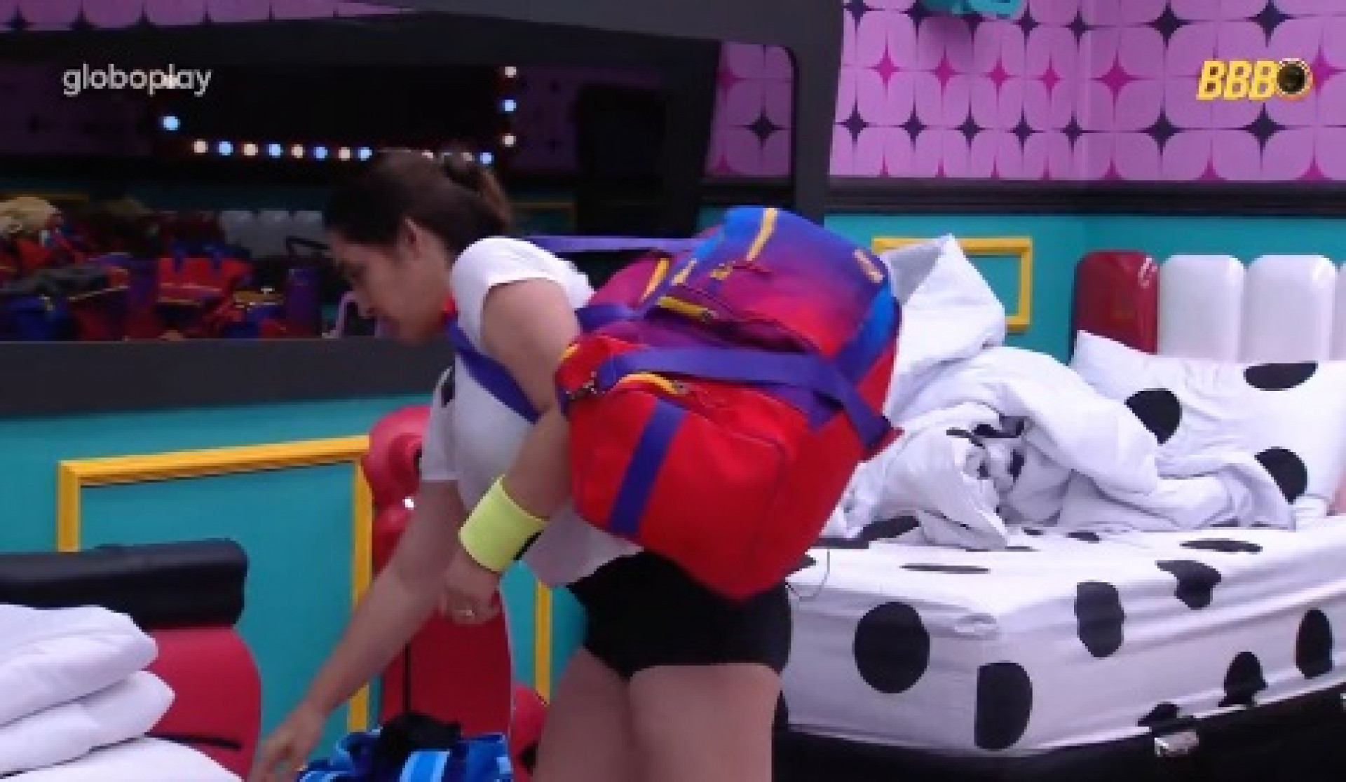 Daniele Hypolito trocou de quarto com Mateus  - Reprodução/Globoplay