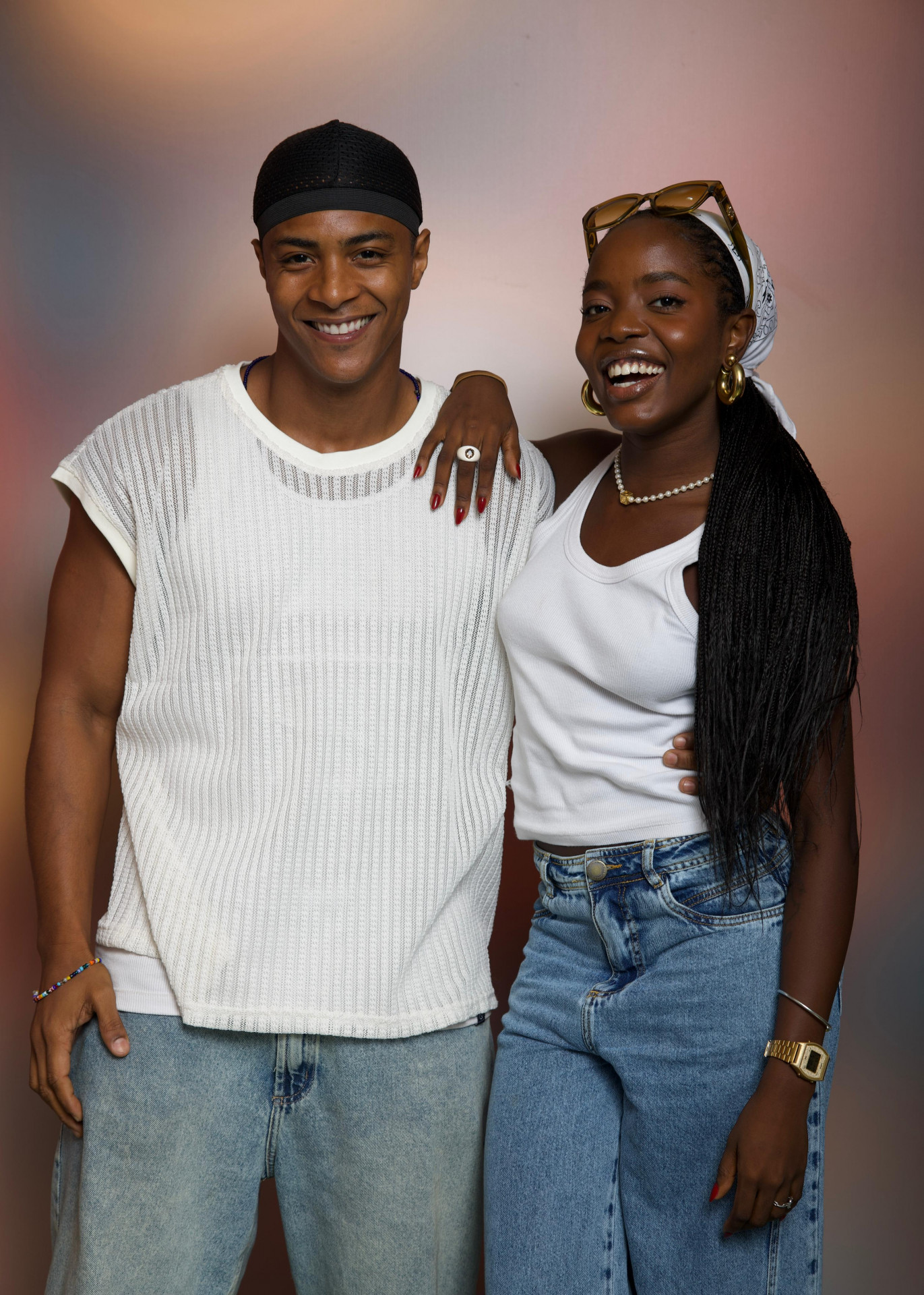 Humberto Morais e Clara Moneke
 - Manoella Mello / TV Globo