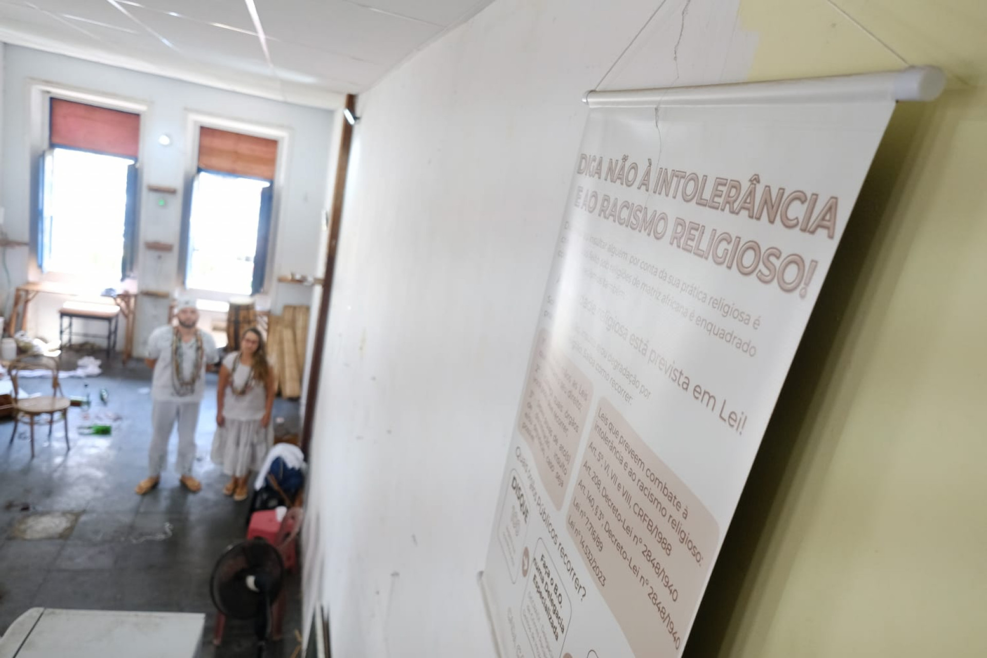 Casa de Umbanda foi invadida e destruída no Maracanã - Pedro Teixeira/Agência O DIA