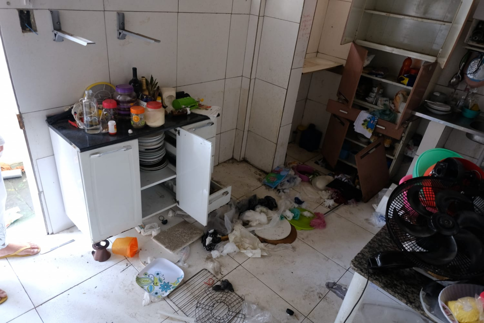 Casa de Umbanda foi invadida e destruída no Maracanã - Pedro Teixeira/Agência O DIA