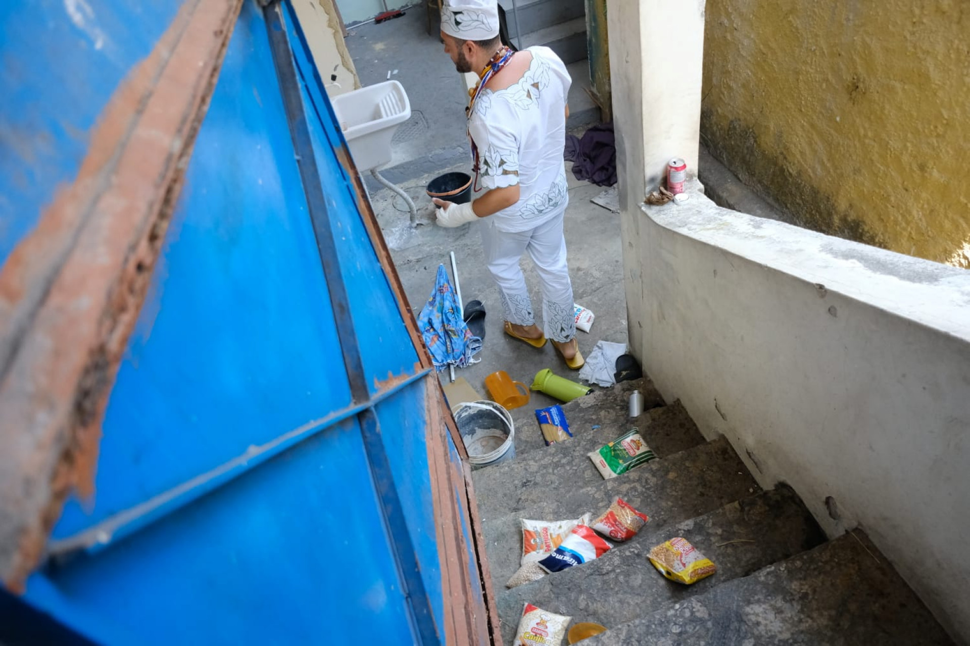 Casa de Umbanda foi invadida e destruída no Maracanã - Pedro Teixeira/Agência O DIA