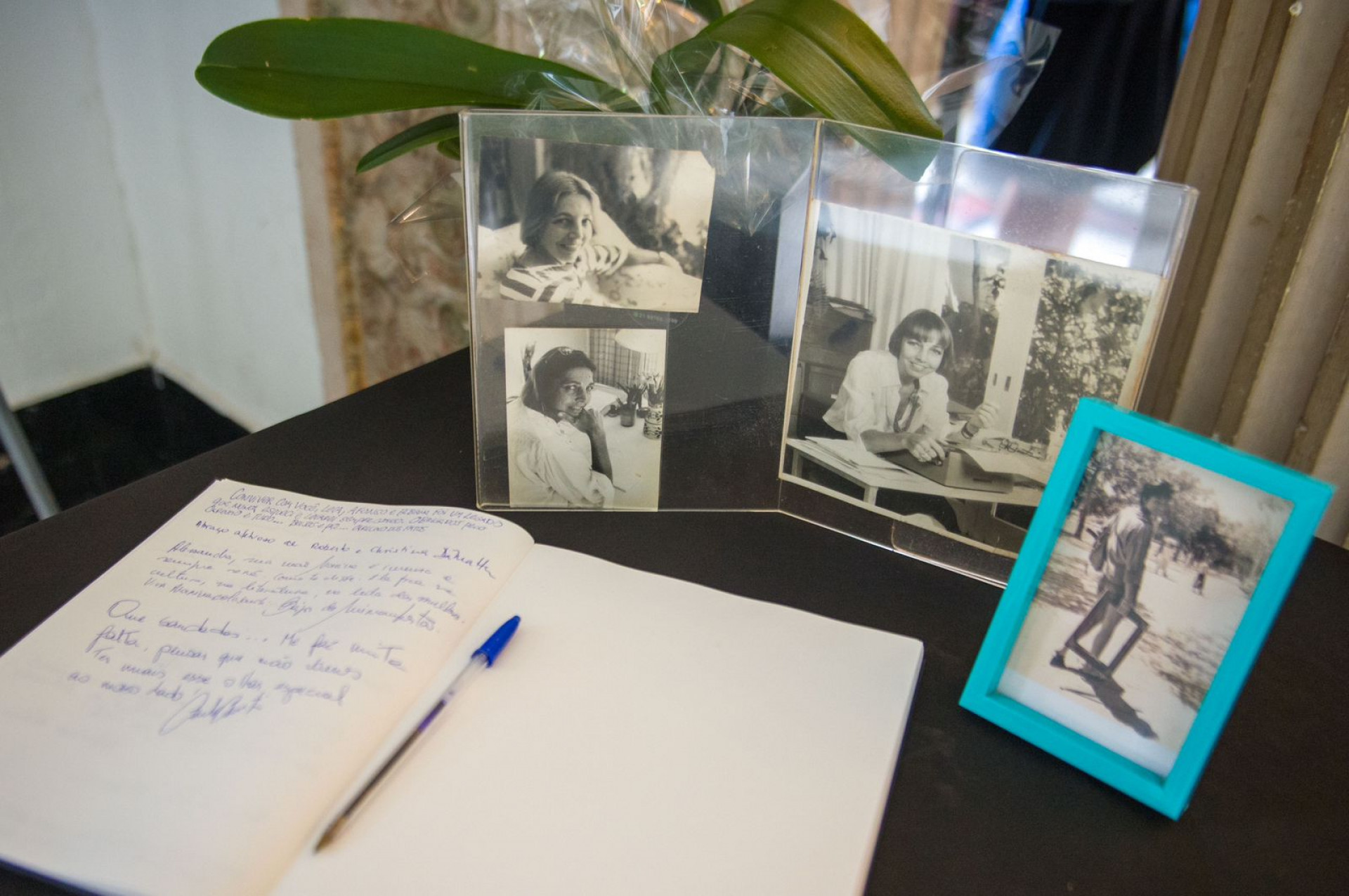 Fotos da escritora Marina Colasanti foram expostas ao p&uacute;blico durante seu vel&oacute;rio - Armando Paiva / Ag&ecirc;ncia O Dia