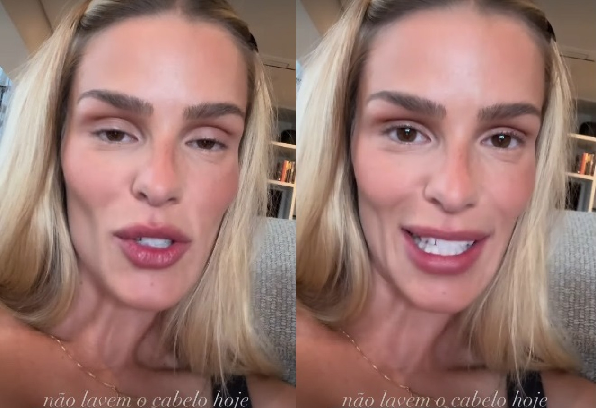 Yasmin Brunet adere à superstição oriental para não lavar os cabelos  - Reprodução/Instagram