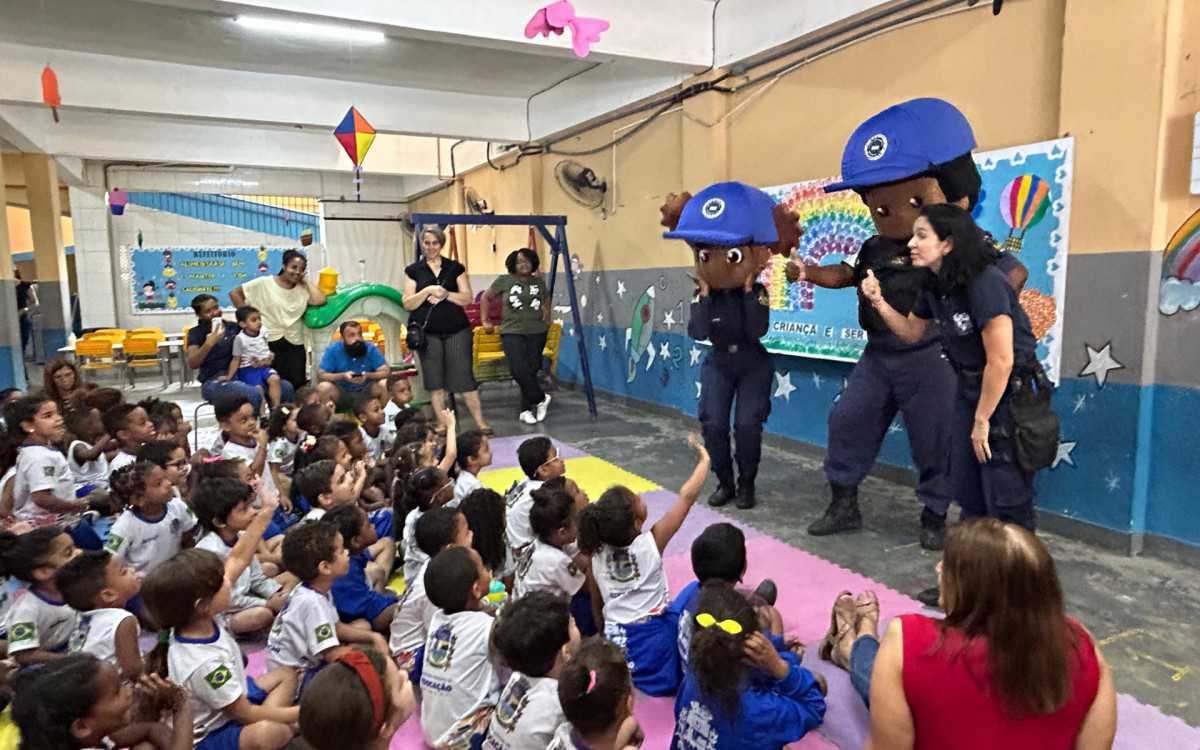 Uma das frentes mais atuantes da Guarda Municipal de Mesquita é o Grupamento de Ronda Escolar