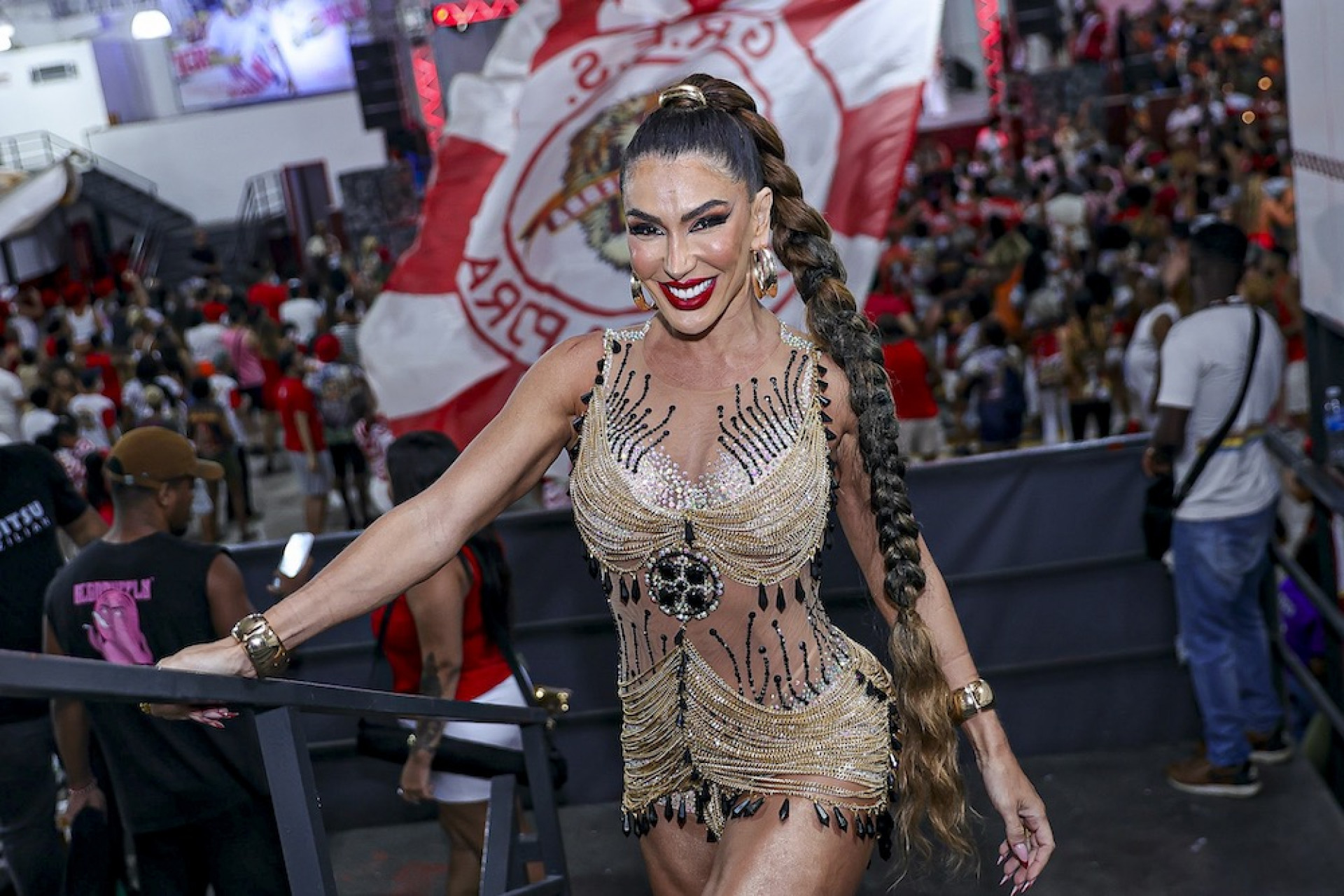 Andrea de Andrade participa de ensaio da Porto da Pedra - Anderson Bordê / Divulgação