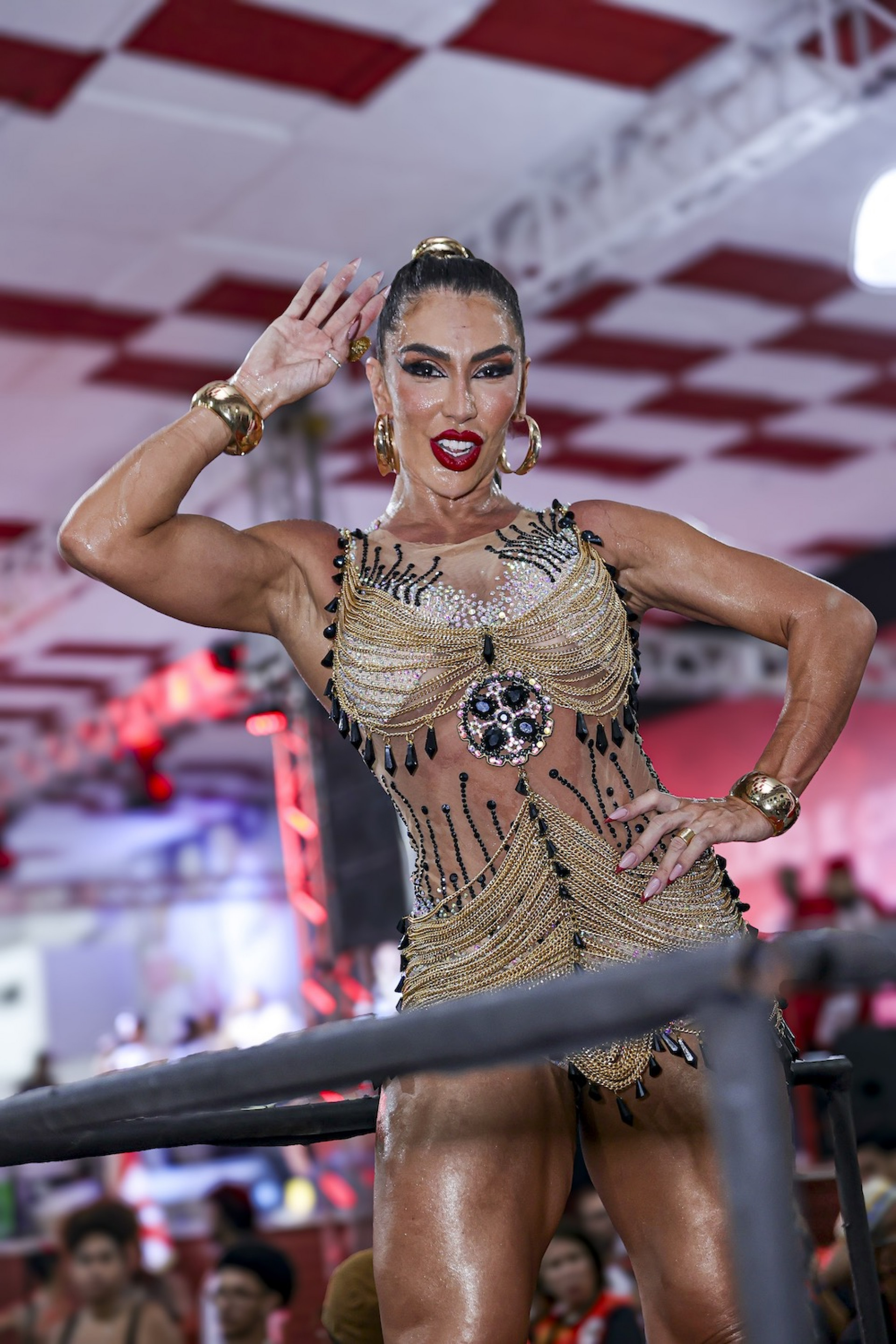 Andrea de Andrade participa de ensaio da Porto da Pedra - Anderson Bordê / Divulgação