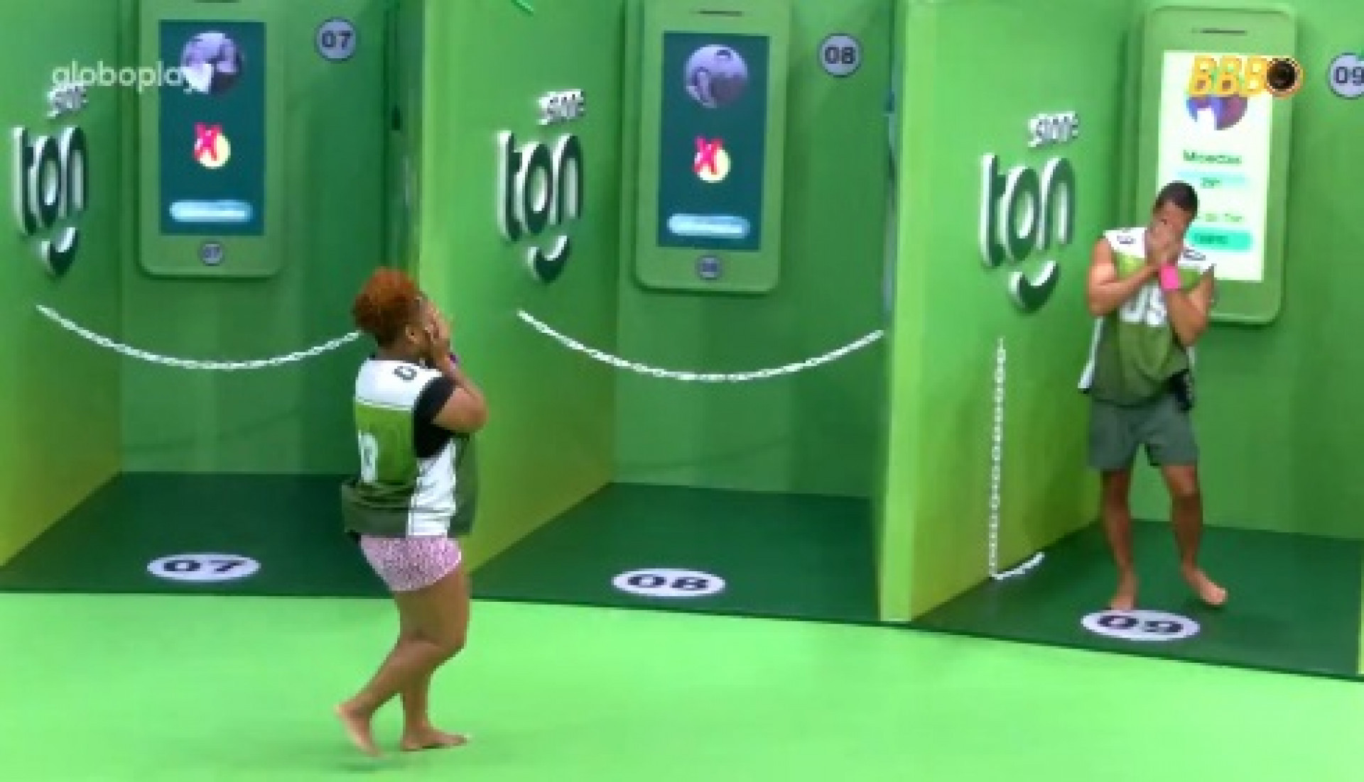 Disputa ficou entre Maike e Gabriel e Camilla e Thamiris  - Reprodução de Vídeo