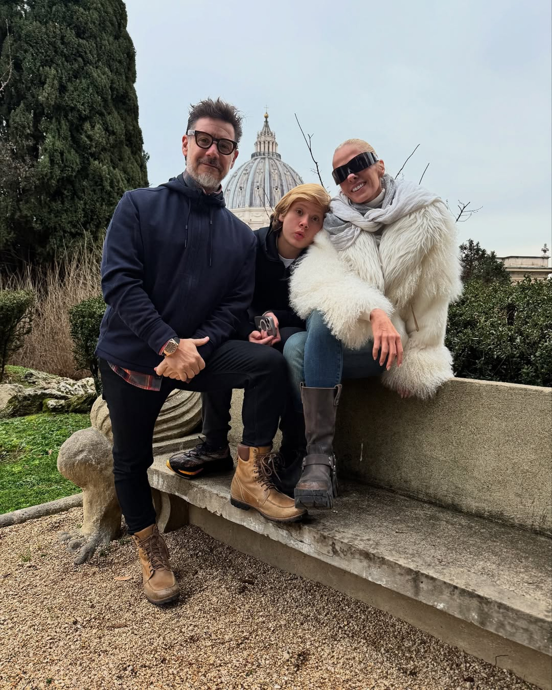 Alexandre Iódice, Vittorio, Adriane Galisteu  - Reprodução/Instagram