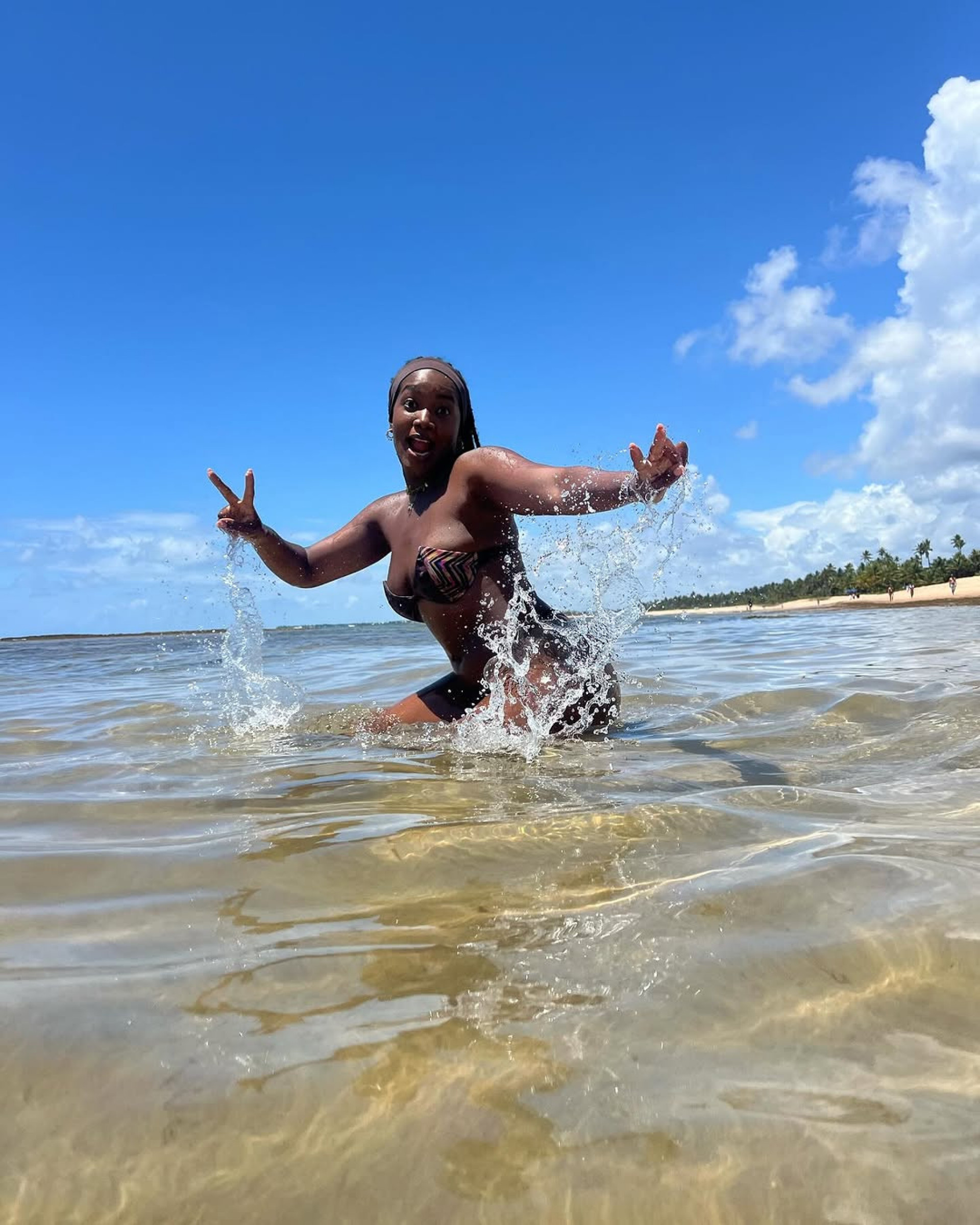 Iza curte dia de praia na Bahia - Reprodução do Instagram
