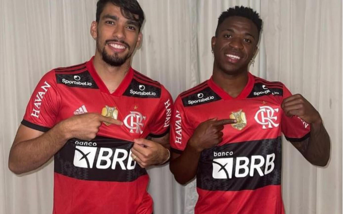 Lucas Paquetá e Vini Jr sonham em voltar a vestir o manto sagrado do Flamengo