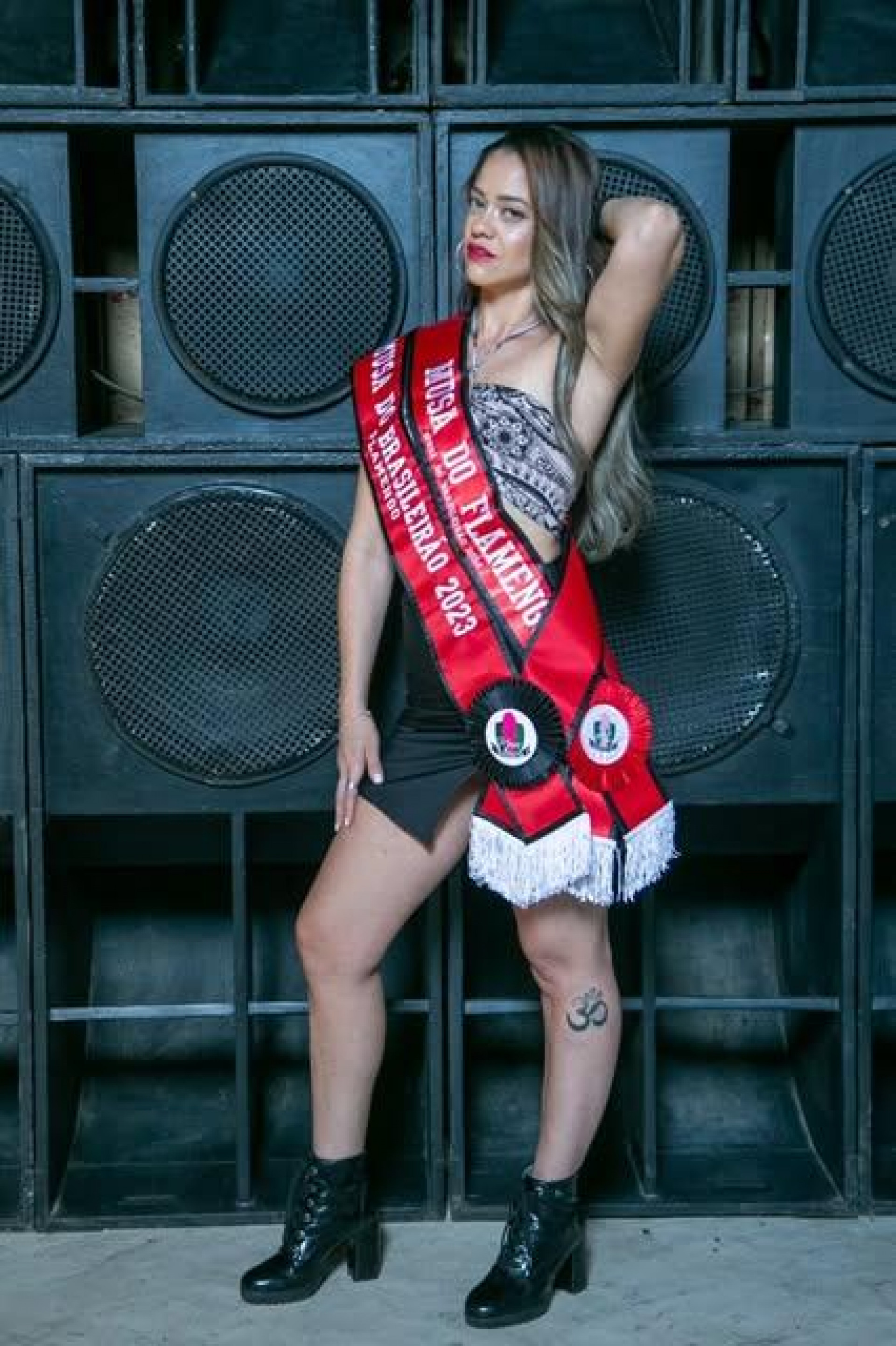 Hadassa Esther foi musa do Flamengo no concurso Musa do Brasileirão, em 2023 e 2024 - Divulgação / Ernesto Eilers