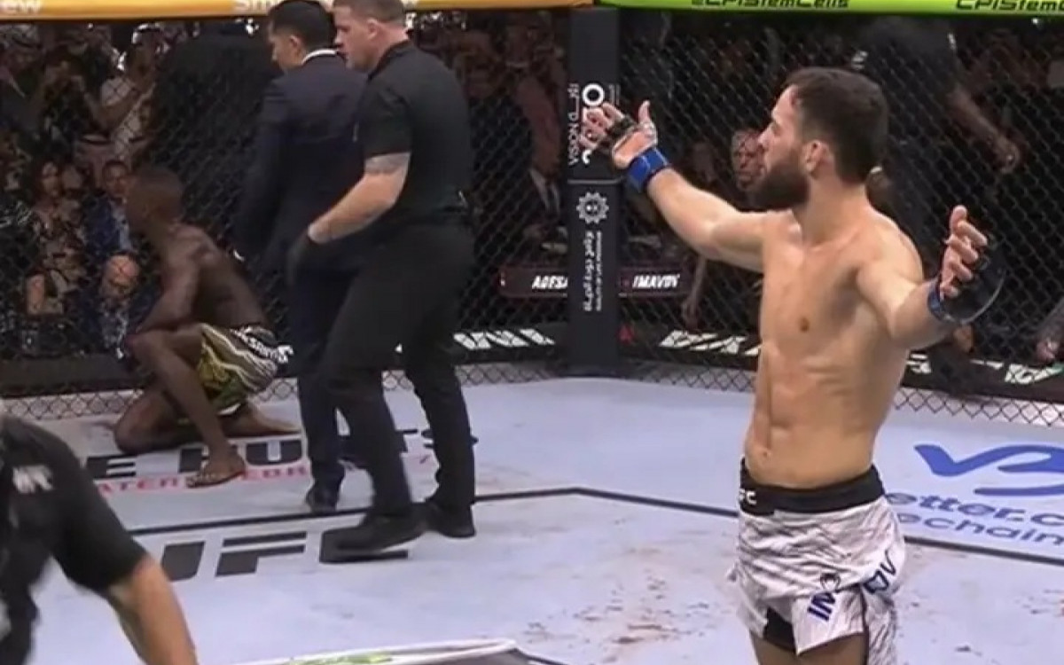Nassourdine Imavov levou a melhor sobre Israel Adesanya na luta principal do UFC Arábia Saudita 