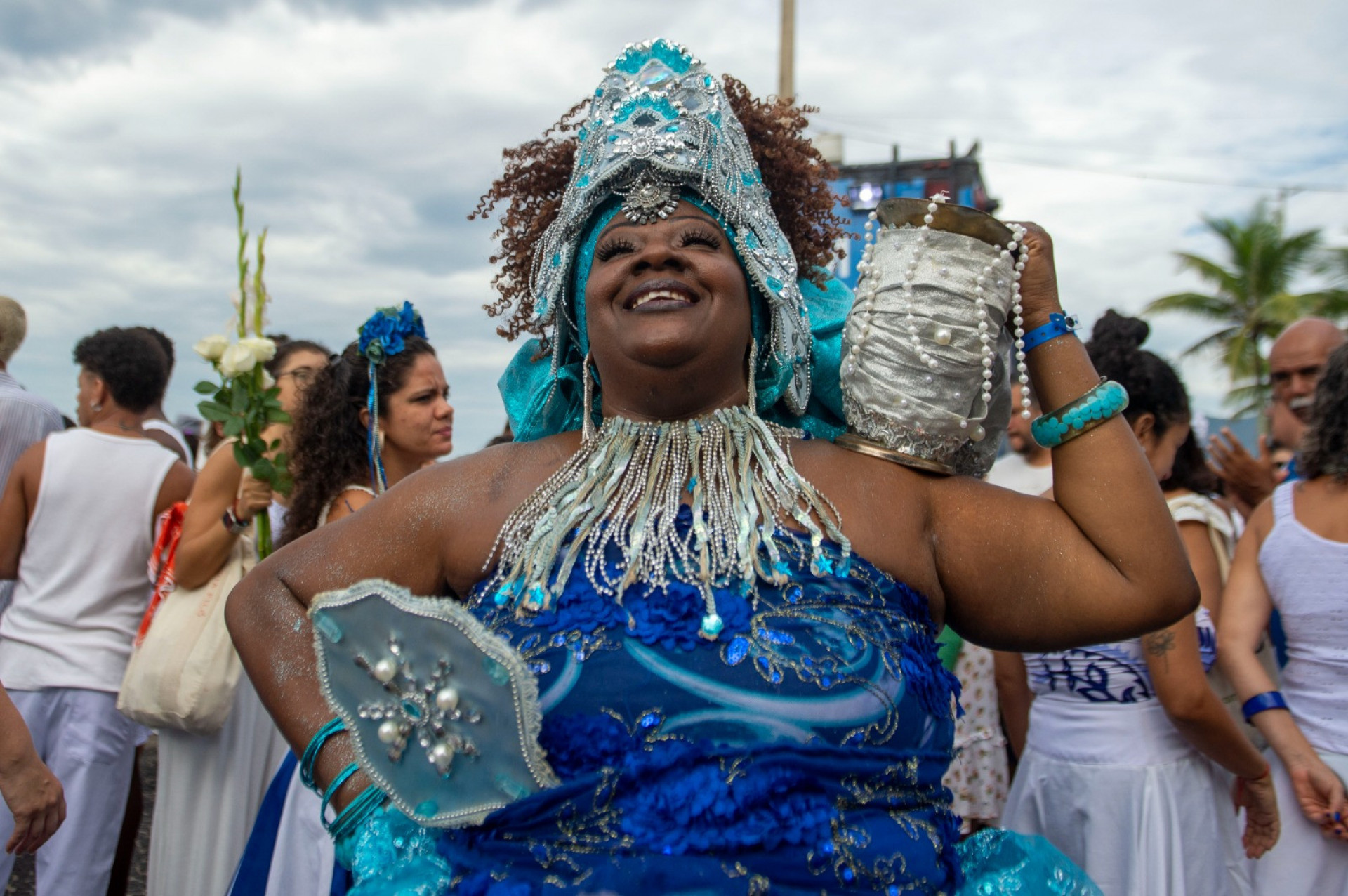 Ysa Diordi representou a grande homenageada - Armando Paiva / Agência O Dia