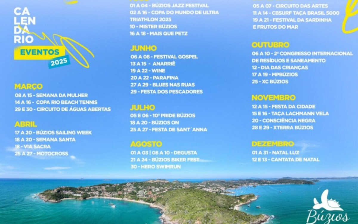 Calendário de Eventos de Armação dos Búzios