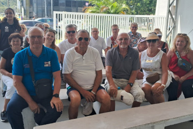 Poloneses visitam Caminho Niemeyer e ficam admirados com a obra