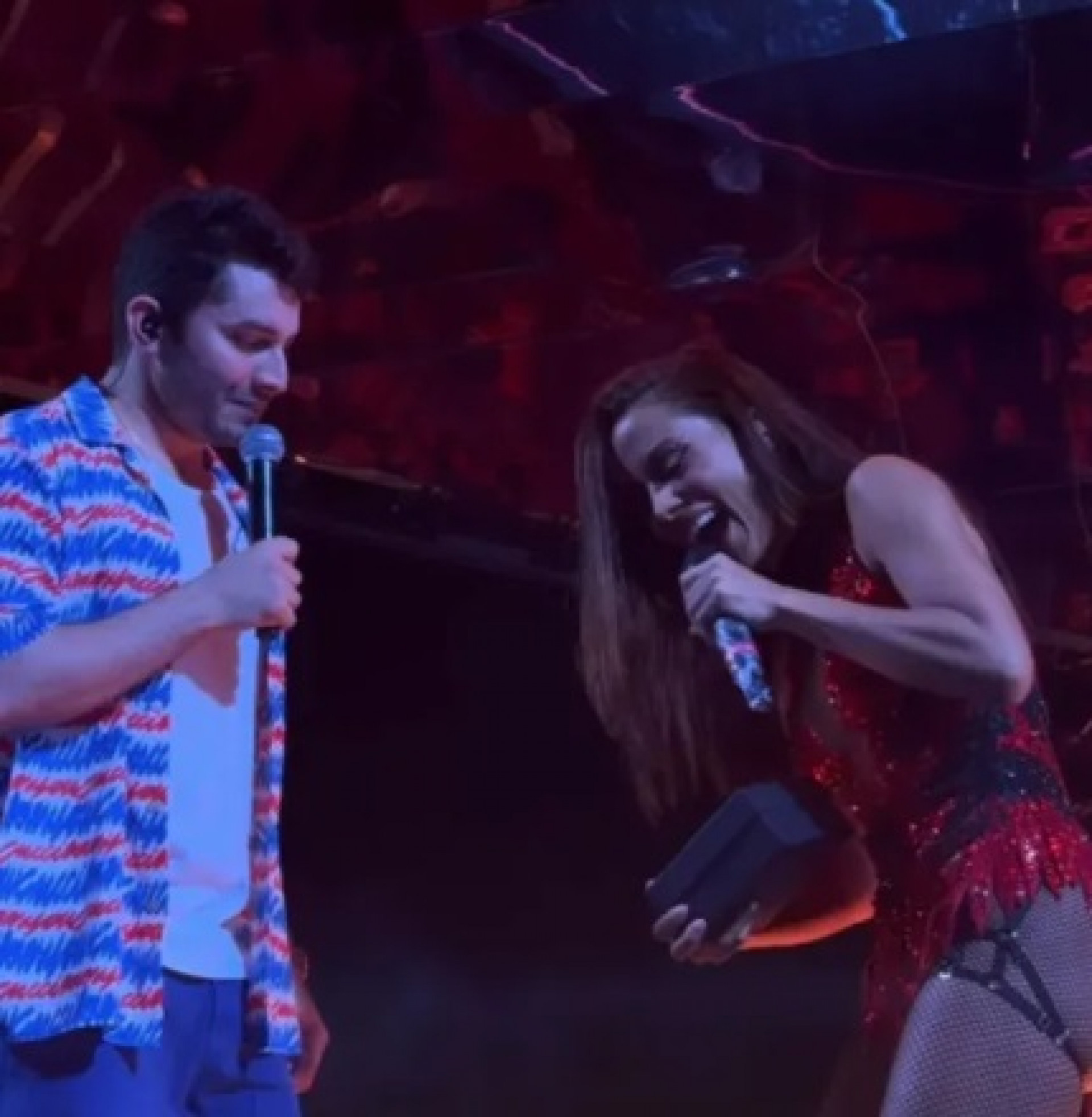 Cachorro de Anitta foi presenteado durante show da cantora - Reprodução/Instagram