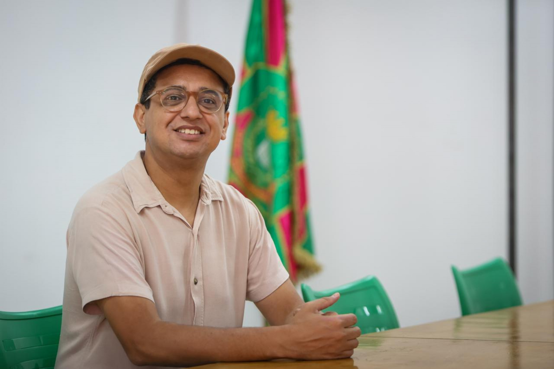 Carnavalesco Sidnei Fran&ccedil;a 
 - Renan Areias / Arquivo O Dia